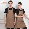 Yotsuba Apron, Unisex Bib Apron, Upgraded Waterproof Canvas, Adjustable, Multiple