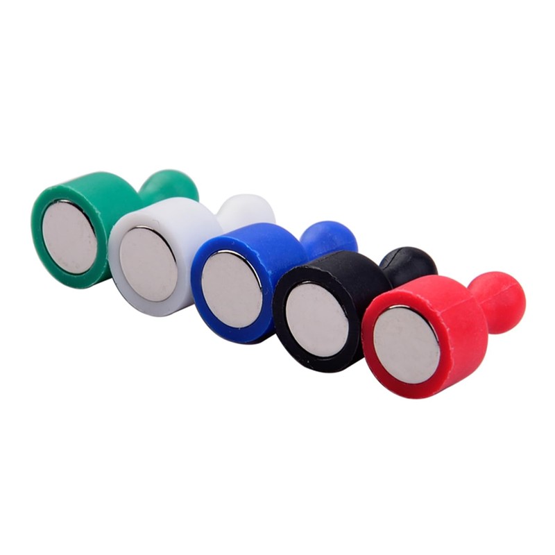 ULIBERMAG 12 x Magnetic Push Pins Fridge Magnet for Whiteboard