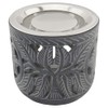 Indian Soapstone Incense Burner with Stainless Steel Strainer and Metal