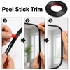 Self-Adhesive Mirror Frame Trim 5m - Flexible PVC Molding Strip