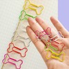 5WYOUKE Bone Shape 50 Pcs Paper Clip Zem Clip Cute