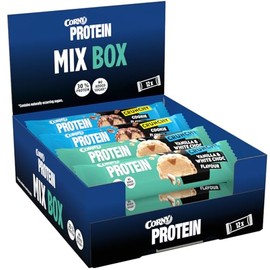 Corny Protein Mix Pack 12er Mix Crunchy Probier Mischkarton 12x45g Mixbox