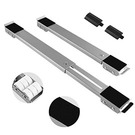 KELIXU Appliance Rollers Heavy Duty Washing Machine Stand with Wheels, Furniture Dolly Mobile Roller for Refrigerators, Dryers and Dishwashers, Support 660 LB, Gray