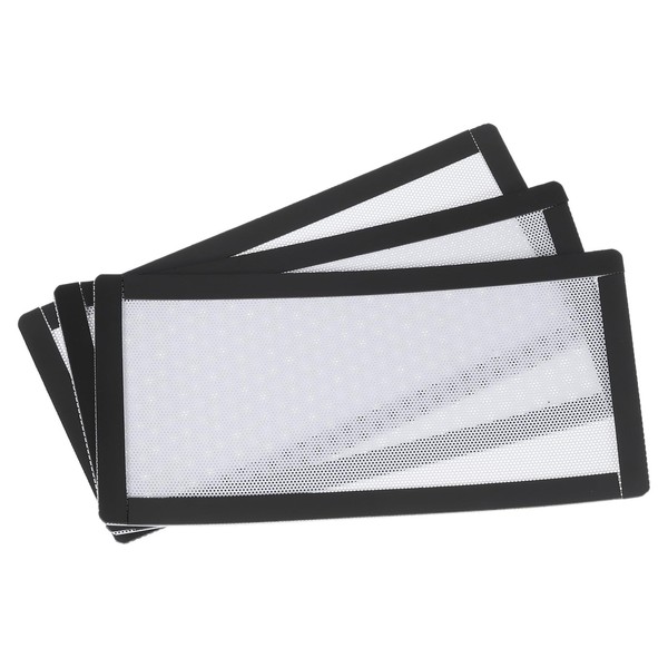 uxcell 3pcs PC Dust Filter 200x100mm Magnetic Frame PVC Computer