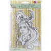 Prima Marketing Bloom Cling Rubber Stamps 8 x 6-inch, Peyton