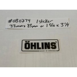 Ohlins Ducati Ohlins Rear Shock Sticker V2 916 Hypermotard 848 1098 1198 Panigale