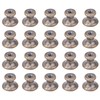 Jeanoko Set of 20 Mini Drawer Pulls Mushroom Head Handle