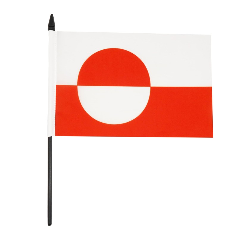 Greenland Table Flag 5'' x 8'' - Denmark - Greenlander