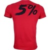 5% Nutrition Rich Piana Weightlifting Workout T-Shirt Gym Tee Muscle