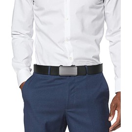 Oyifan Men's Belt, Reversible Belt 1.25" For Mens Casual Golf Dress pants shirts, One Reverse For 2 Sides