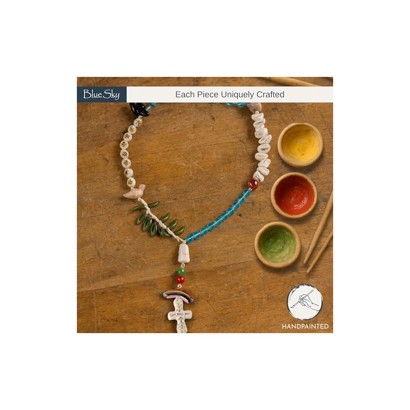 Blue Sky Clayworks Noah's Rosary Necklace