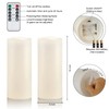 Amagic 2 Pack 10" x 4" Outdoor Plastic Electric flameless