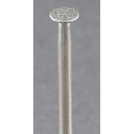 Argo File Electrodeposition Diamond Bit, Mini Cutting Disc, 0.02 inch (0.5 mm) Thickness (2 Pieces) #150, Shaft Diameter 0.08 inch (2.35 mm) (4.7 φ EGC2004)