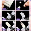 Blulu 2 Set Nail Stand for Painting Press Nail Holder