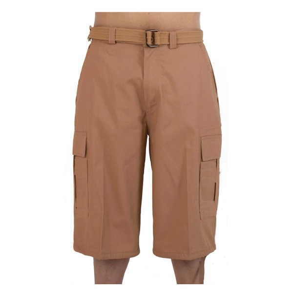 Z-Tex Men Big and Tall BTL Cargo Shorts With Belt