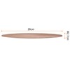 HARFINGTON Rolling Pin 11" x 1.1" Pointed Smooth Non-Stick Beech