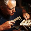 Pocket Caliper, 100mm Double Scale Sliding Gauge Brass Vernier Caliper
