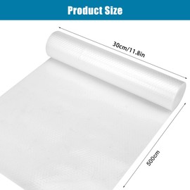 Kitchen Drawer Mat, 30 x 500 cm, Cabinet Film, Drawer Insert, Non-Slip Mat, Drawer, EVA Drawer Mats for Shelves, Cupboards, Drawers, Fridge, Home, Office, Transparent, Can Be Cut to Size