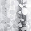 Clear Heavyweight PEVA Shower Curtain Liner, Waterproof with Rustproof Metal