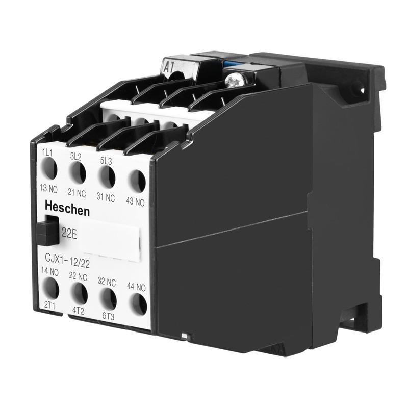 Heschen AC Contactor CJX1-12/22 220V 50/60Hz Coil 3P 3 Pole