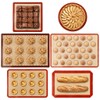 Non-Stick Silicone Baking Mat Set, Extra Thick Silicone Mats for