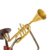 Trumpet Player Figurine Modern Abstract Handcrafted Metal Musician Sculpture for