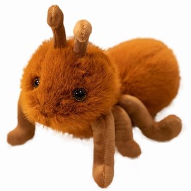 Stuffed Ant Plush, Animal Ant Cuddly Toy, Ant Plush Toy, Cute Ant Stuffed Toy Plush Doll, Ant Plush for Children and Cuddly Toy Lovers Gift (25 cm, Yellowish Brown)