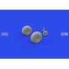 Eduard EDU672310 1:72 Eduard Brassin Bf110E Wheels (EDU kit)
