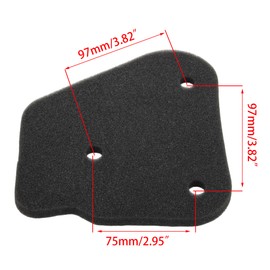 ABCERRSI Motorcycle Air Filter Element Compatible with 2 Stroke 50cc 70cc 90cc Jog Scooters Eton Dirt Bike Pit Bike ATV