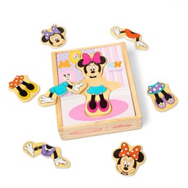 Minnie Wooden Mix and Match Dress-Up Play Set