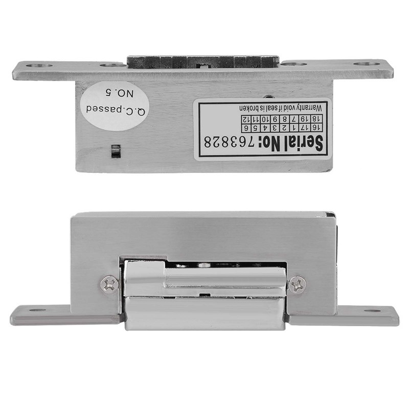 Adjustable Narrow Type Electric Strike Door Lock Double Unlock Mode