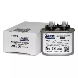JARD 5 mfd Oval JARD Capacitor replaces Titan HD - 440v Heavy Duty Run Cap for HVAC