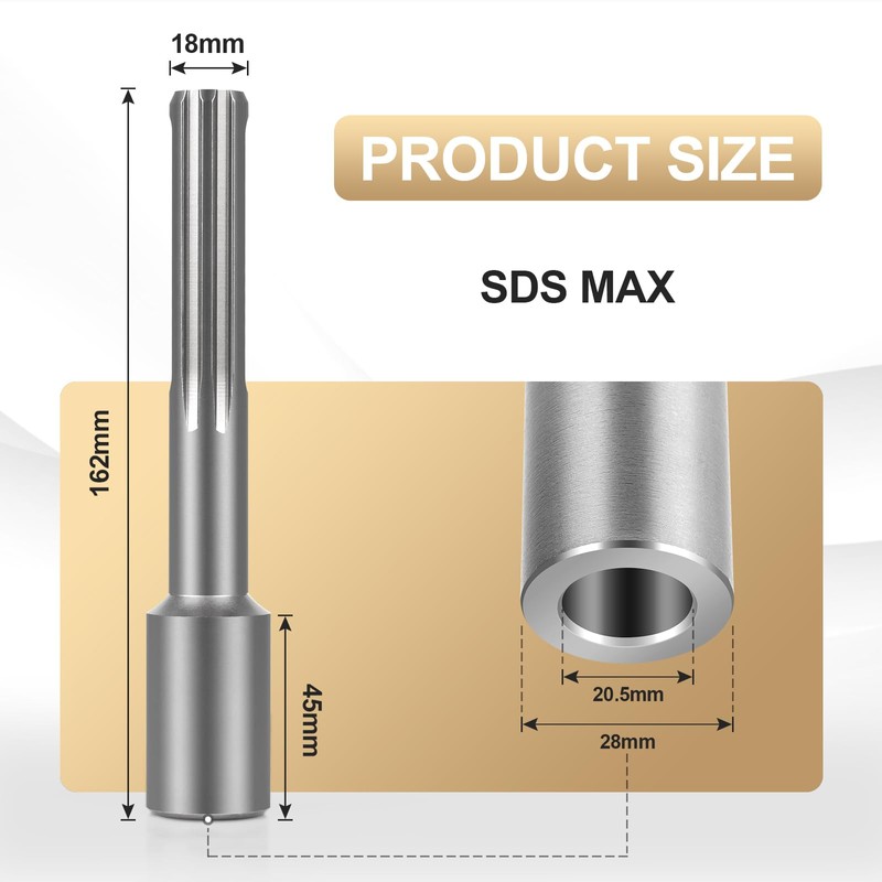 CPROSP SDS MAX Ground Nail Driver for Inserting Grounding Rods