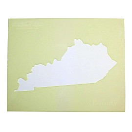TCR Templates State of Kentucky Stencil -14 mil Mylar Painting/Craft