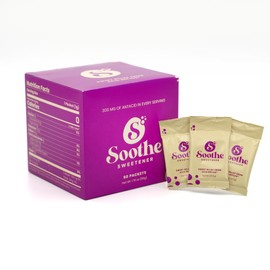 Soothe Sweetener: Sweet Relief from Acid Reflux - The Antacid Sweetener for Beverages, Acid Reflux Relief, Calcium Carbonate, Pleasant Sweetness - 1 Pack