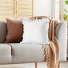 KKJIAF Ruffle Pillow Cases 18x18 Inches, White Square Ruffled Pillow