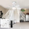 GEADI Screw in Ceiling Fan Light, Dimmable LED Ceiling Lamp
