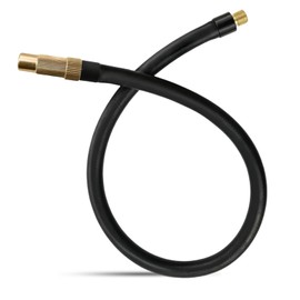 2-in-1 Air Inflator Hose Schrader & Presta Valve Adapter Extension Tube Hose for Air Compressors Bike Car Motorcycle Bicycle Tyre Air Pump Inflator Replacement Hose