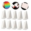 WOONEKY 20pcs Gradient Nail Sponges Soft Multi Functional Cosmetic Tool