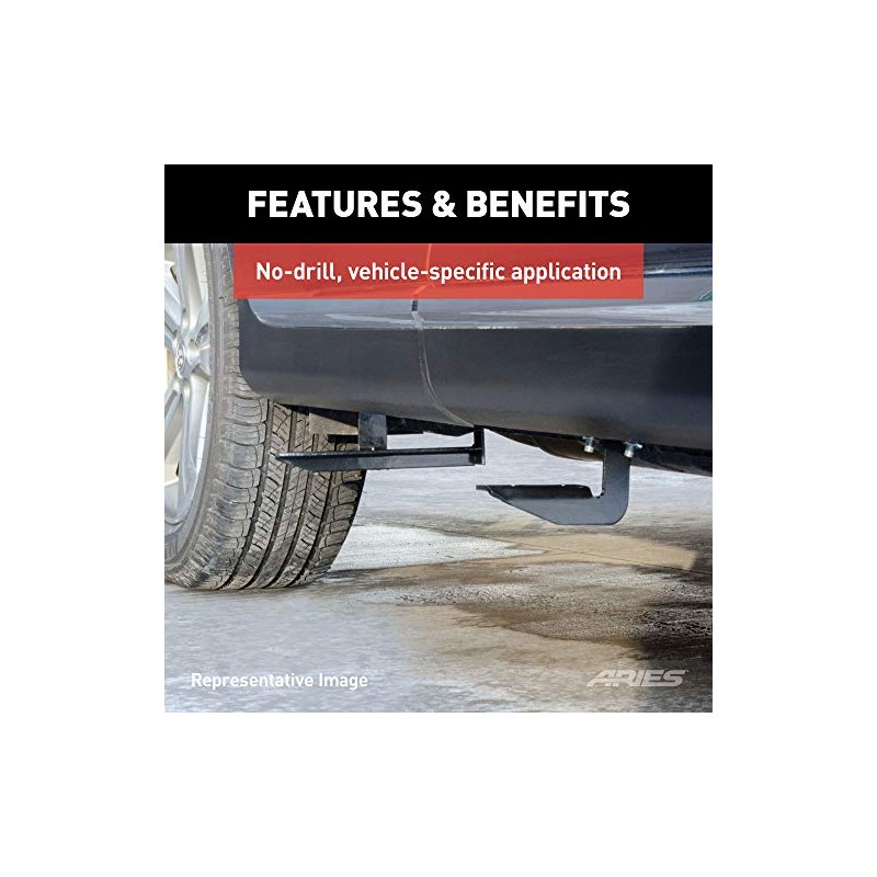 ARIES 2051128 Mounting Brackets for AeroTread Running Boards, Sold Separately