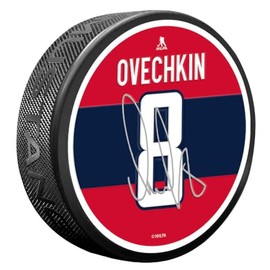 Washington Capitals A. Ovechkin Souvenir Player Puck with Replica Signature