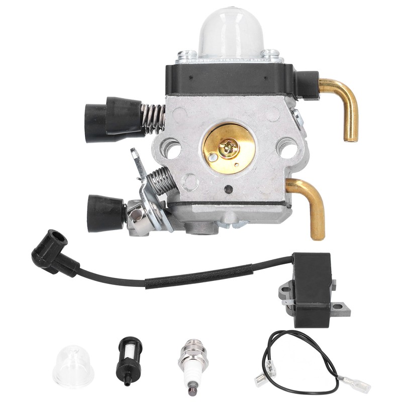 Carburetor Ignition Coil Sparking Plug Set for STIHL FS75 FS80