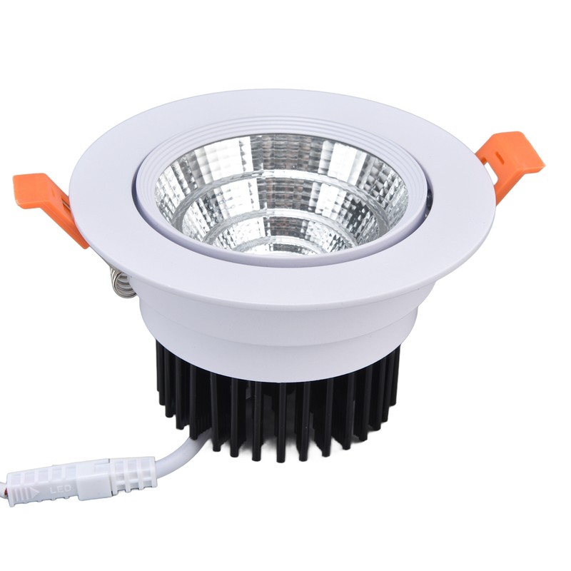 LED Embedded Spotlights Stable Light Low Noise Dustproof Easy to