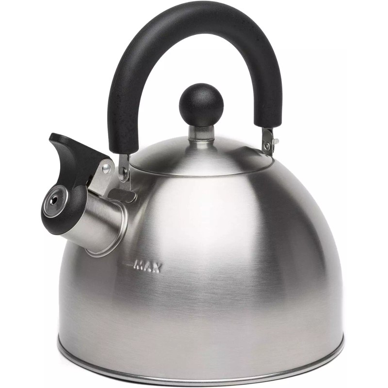 Primula Stewart Whistling Stovetop Tea Kettle Food Grade Stainless Steel,
