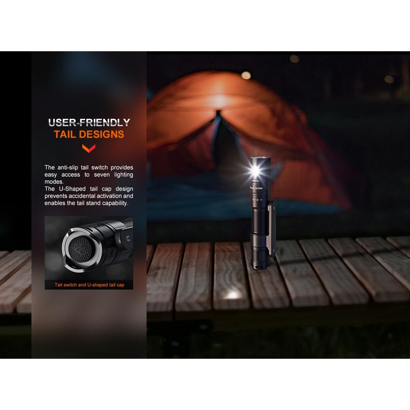 FENIX LD12R LED 14500 Torch with Side Light
