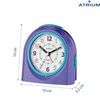 Atrium Kinder Wecker Analog Quarz ohne Ticken mit Licht und