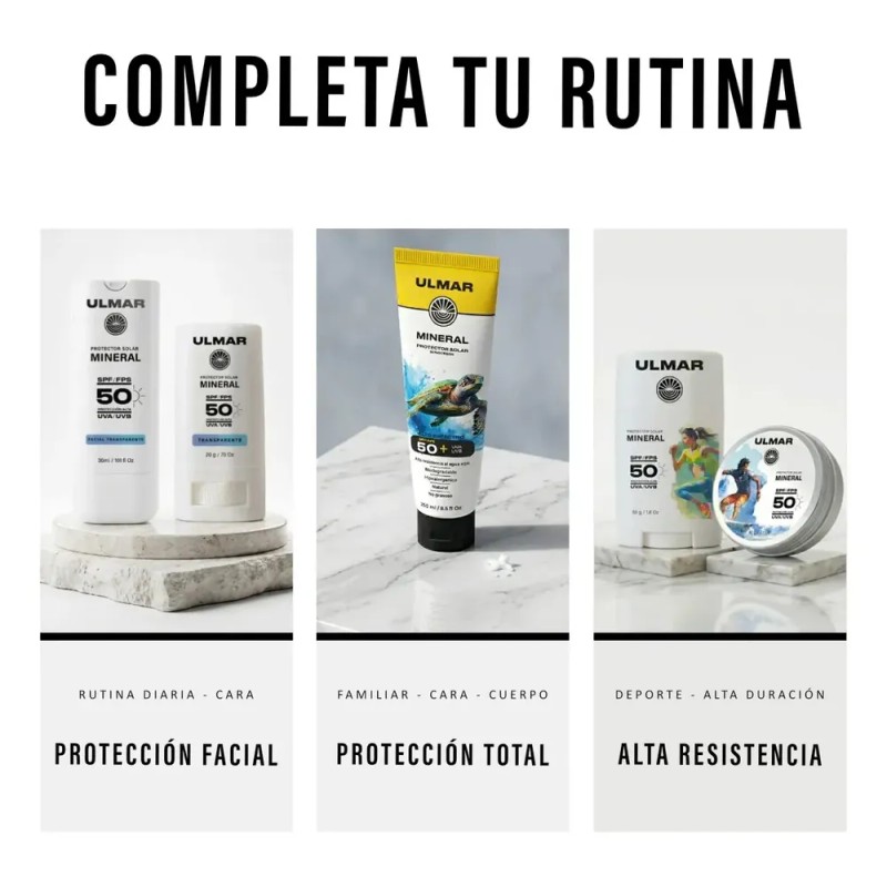 Ulmar Barra Protector Solar Facial Mineral Fps50 20g