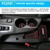 BOYOUS 9Pcs Non-Slip Anti Dust Cup Holder Inserts, Center Console