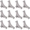 12 Pcs Refrigerator Shelf Clips Silver Fridge Cooler Shelf Support