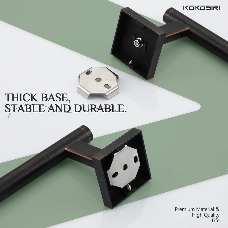 KOKOSIRI Bathroom Towel Bar Hand Towel Holders Wall Mount Toilet